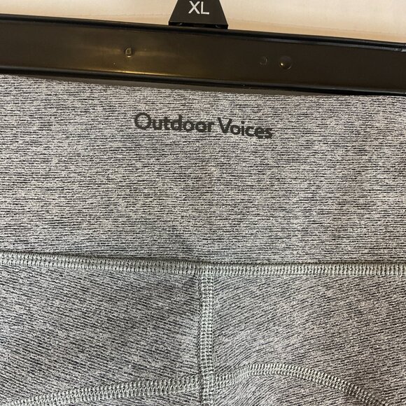Outdoor Voices Athletic Leggings S Gray Heather Color Block - Picture 11 of 12